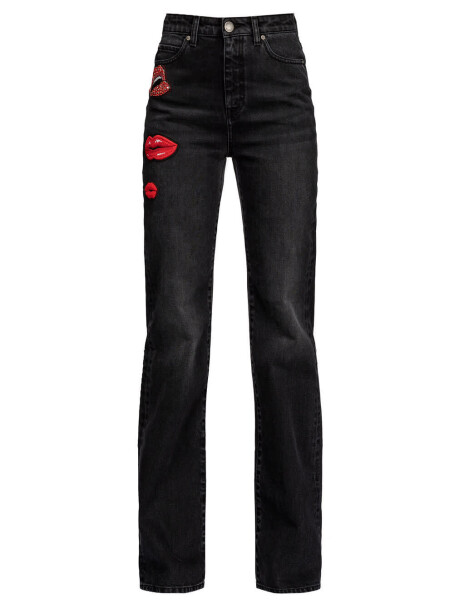 Jeans flare con patch - 1