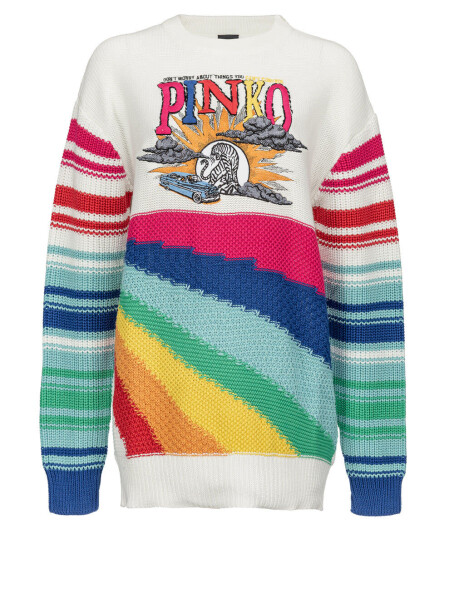 Rainbow maxi sweater - 1