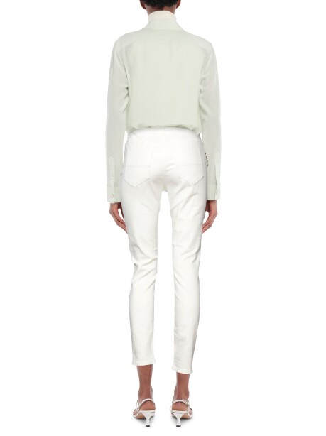 Pantaloni Jeans Bianco - 2