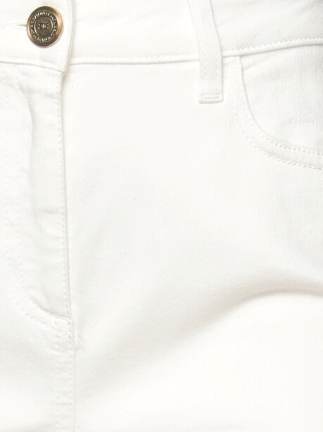 Pantaloni Jeans Bianco - 4