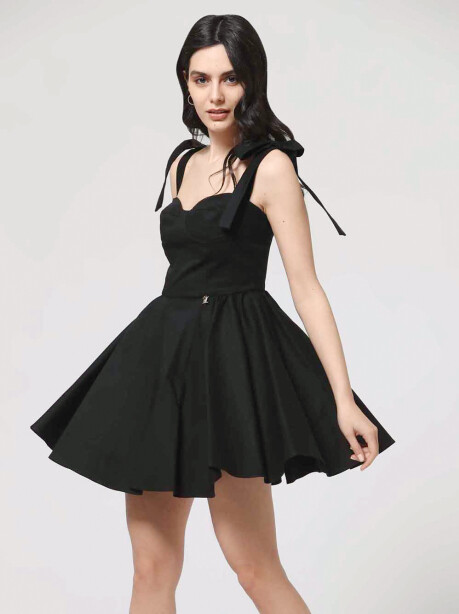 Bustier dress with circular skirt - 5