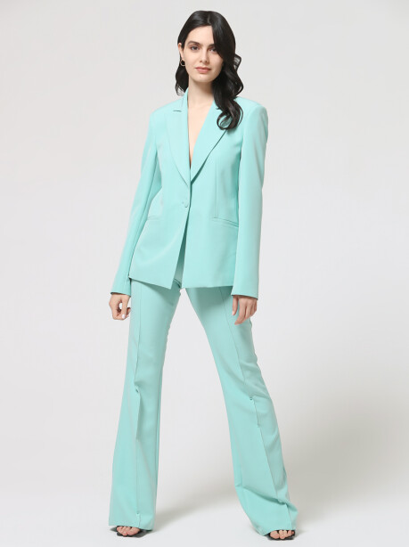Structured flare trousers - 1