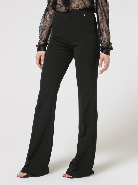 Structured flare trousers - 6