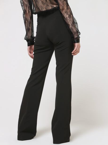 Structured flare trousers - 4
