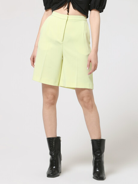 Stretch crêpe bermuda shorts - 2