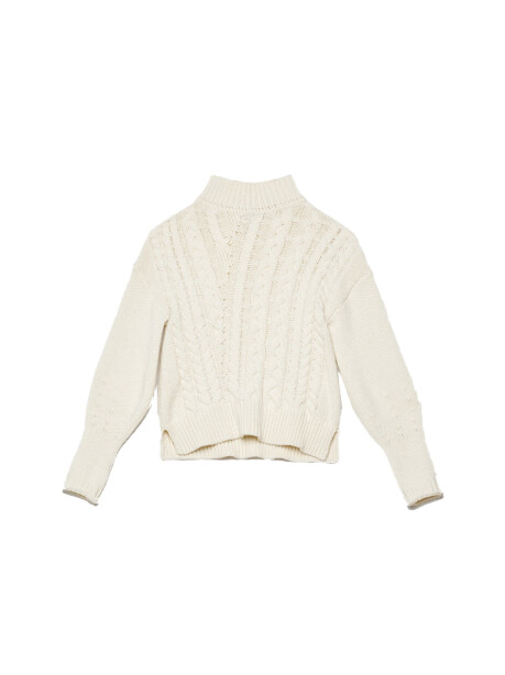 Cable-knit pullover - 1