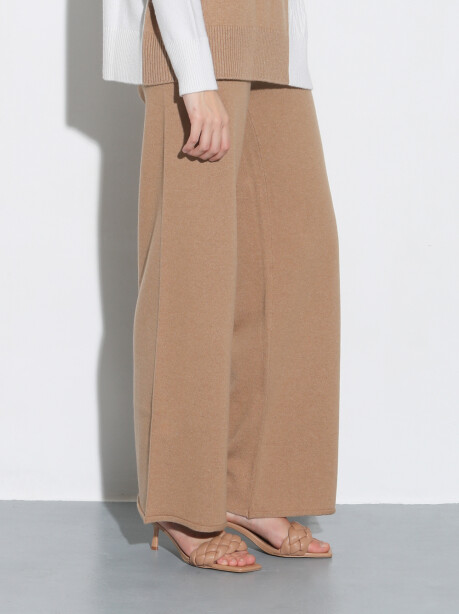Straight knit trousers - 4