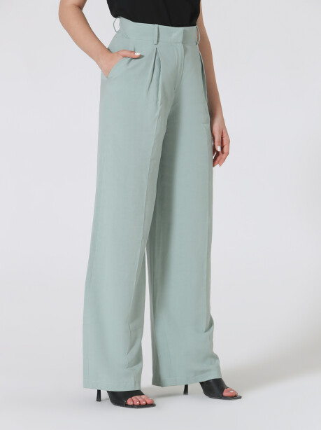 Trousers with pleats in linen - 5