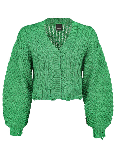 Cardigan motivo trecce - 1