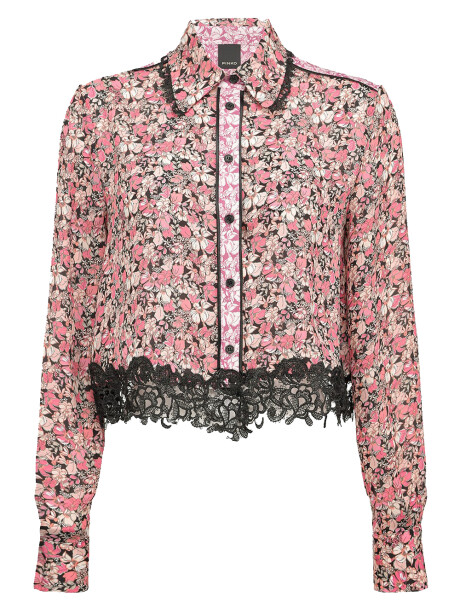 Camicia corta stampa floreale - 1