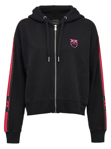 Sweatshirt with zip and hood - 1