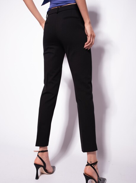 Cigaret fit trousers in technical fabric - 2