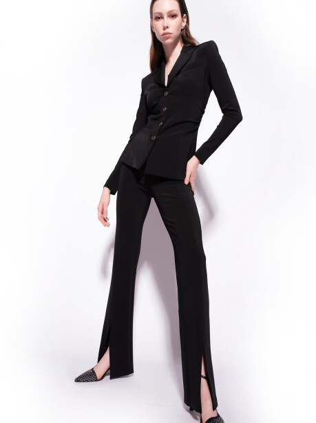 Slim trousers in technical fabric - 3