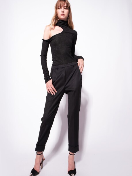 Classic model flannel trousers - 3