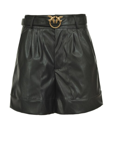 Faux leather shorts - 1