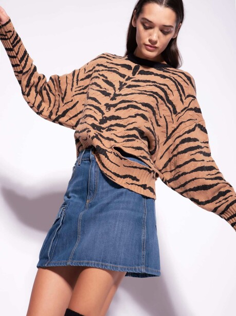 Pullover stampa tigre - 3