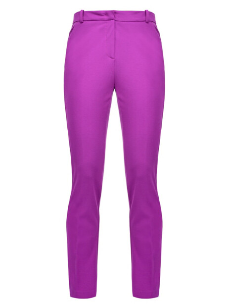 Pantaloni cigarette fit in punto stoffa - 1