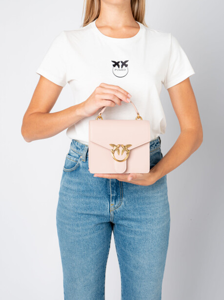 Mini borsa Love squadrata con manico rigido - 4