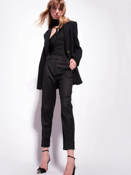 Lurex ribbed turtleneck - 3