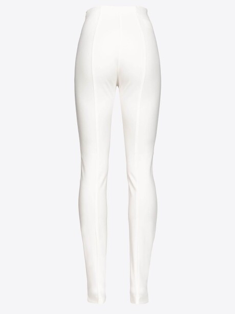 Pantaloni modello skinny con zip - 2