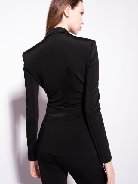 Slim blazer in technical fabric - 5