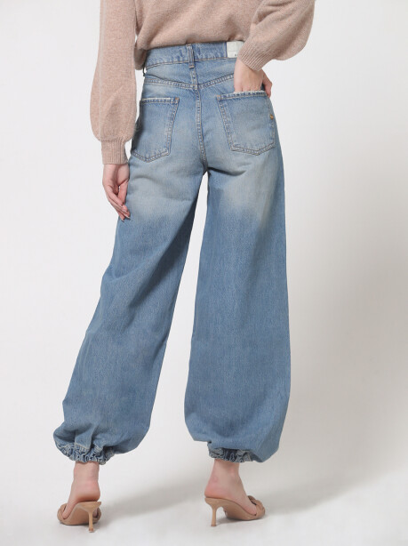 Jeans con elastico al fondo - 2