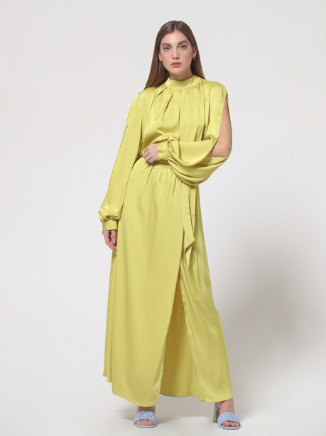 Long dress with open back - 4