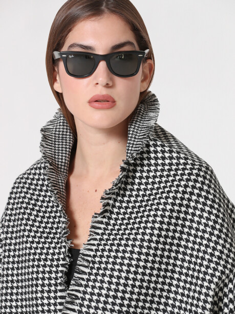 Houndstooth maxi scarf - 4