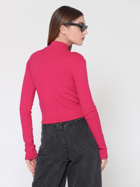 Maglia crop con stringa - 6