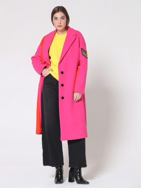 Two-tone long coat - 3