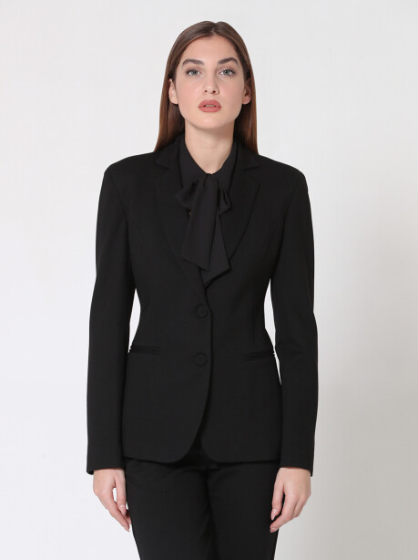 Milano stitch single-breasted blazer - 4