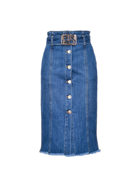 Vintage effect longuette skirt - 1
