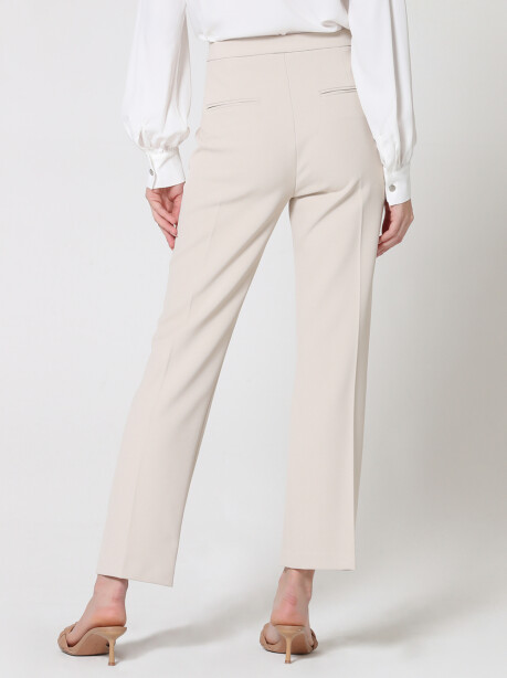 Pantaloni basic in crêpe - 5