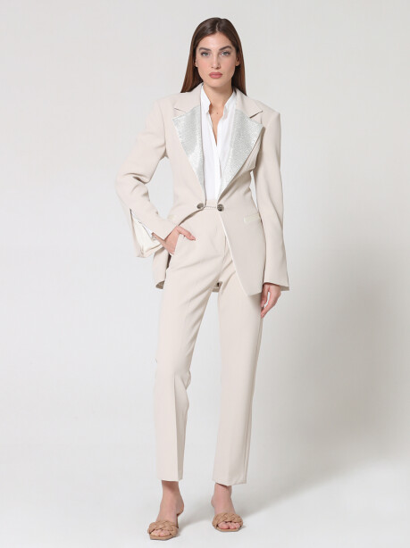 Blazer with rhinestone lapels - 3