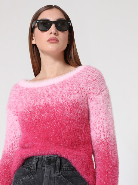 Pullover effetto pelliccia - 3