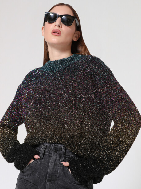 Basic lurex sweater - 4