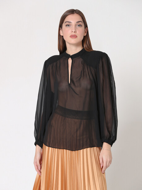 Blusa trasparente - 6