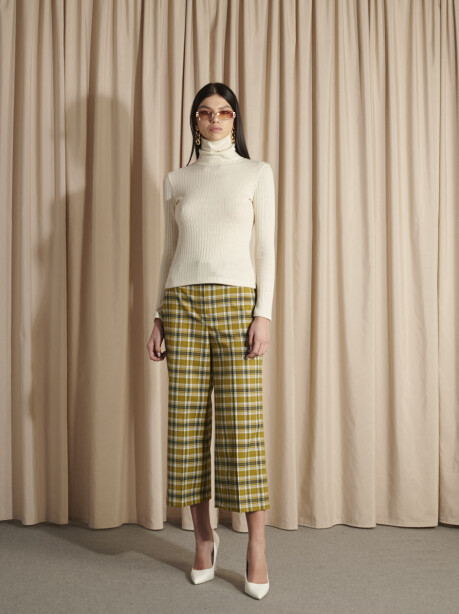 Basic ribbed turtleneck with lurex - 2