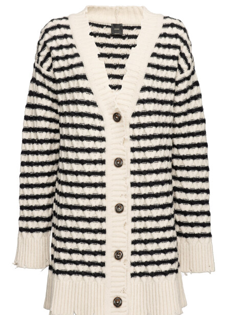 Cardigan a righe - 1