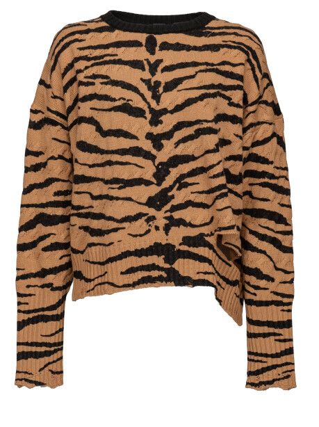 Pullover stampa tigre - 1