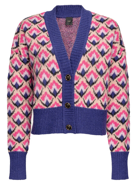 Cardigan stampa fiore liberty - 1