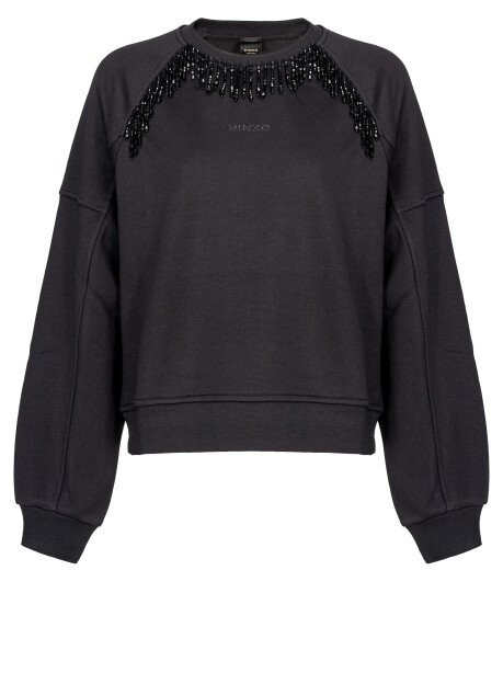 Sweatshirt with jewel applications - 1