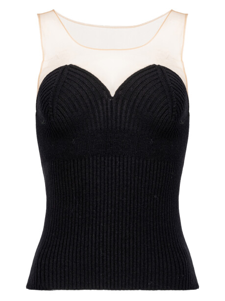 Top effetto bustier - 1