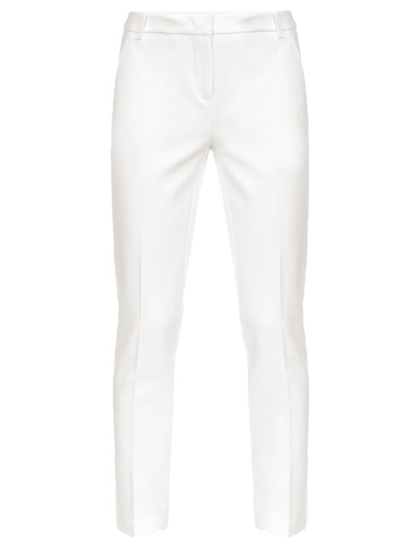 Pantaloni cigaret fit in punto stoffa - 1