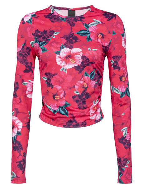 Maglia stampa Hibiscus - 4