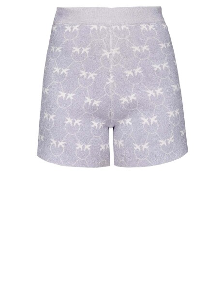 Shorts monogram in lurex - 4