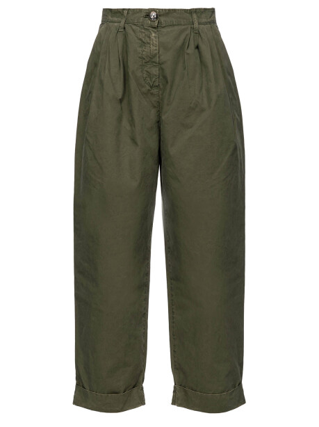 Pantaloni in cotone modello largo - 1