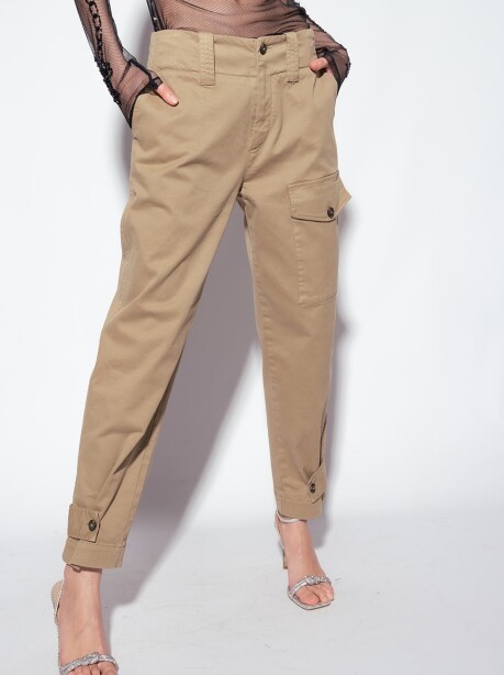 Pantaloni cargo in cotone - 5