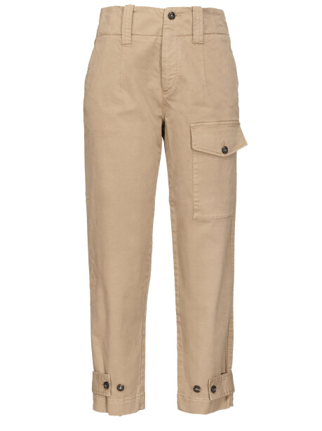 Gabardine cargo pants - 1