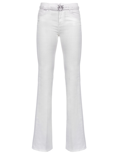 Flare jeans in cotton bull - 1